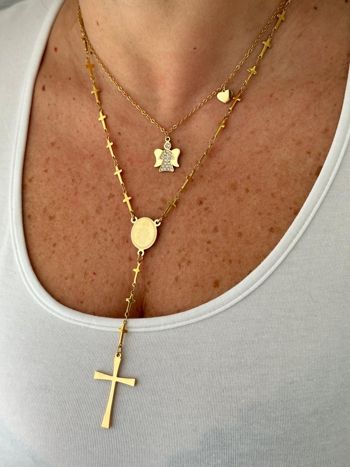 Collana Rosario Croci ✝️